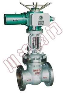 Electric wedge type gate valve